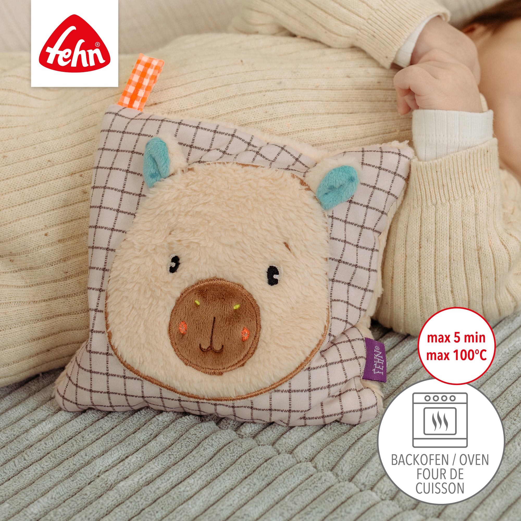 Kersenpitkussen Capybara Clara