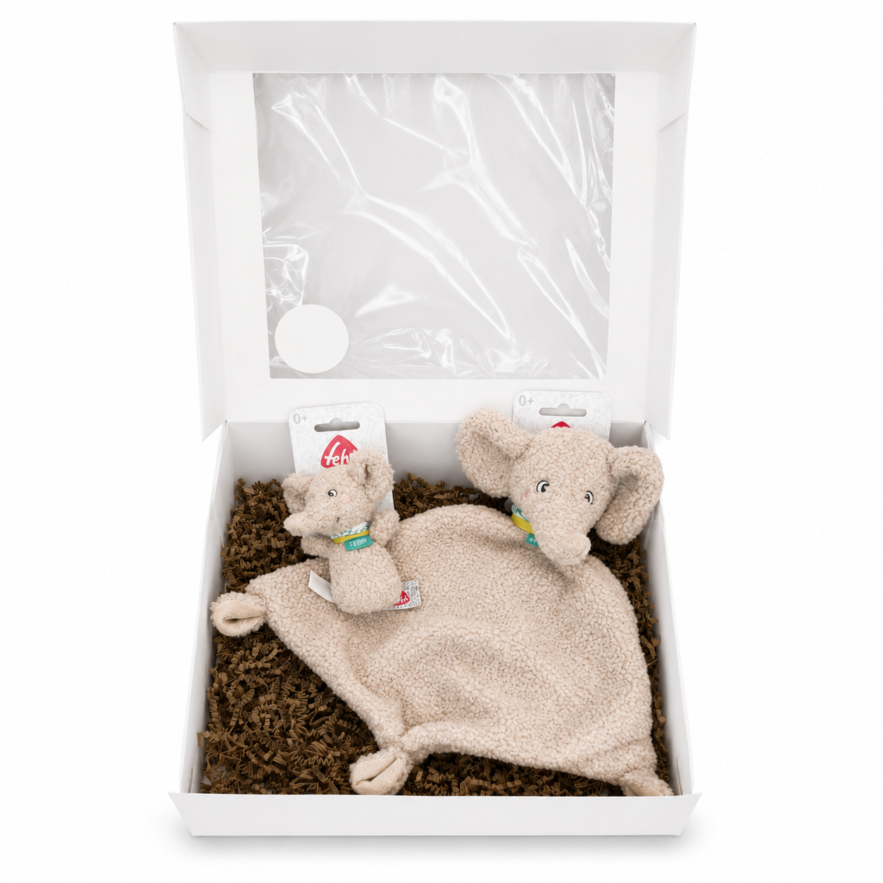 Mijn eerste Olifant FredErik giftbox kraamcadeau Fehn Erik