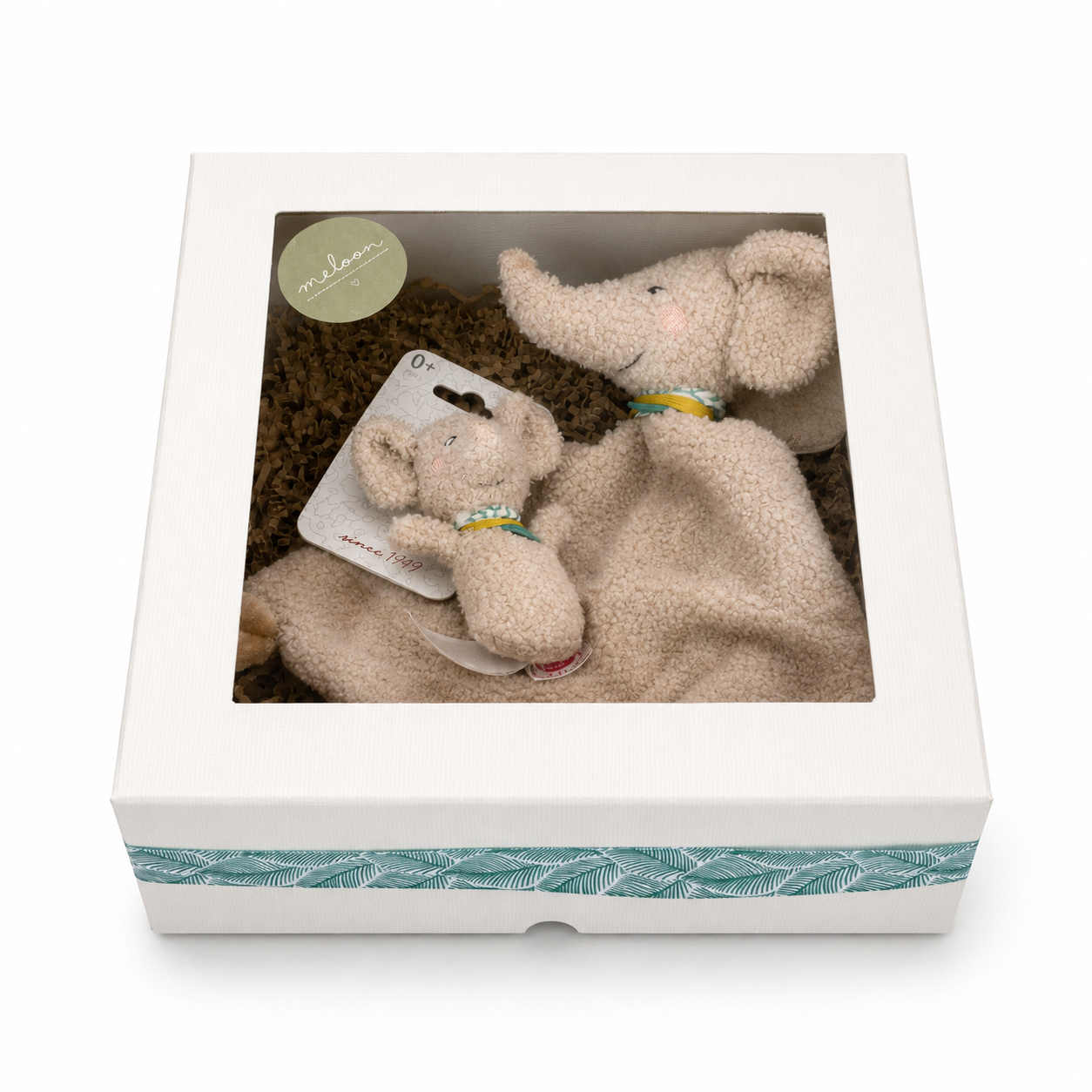 Mijn eerste Olifant FredErik giftbox kraamcadeau Fehn Erik