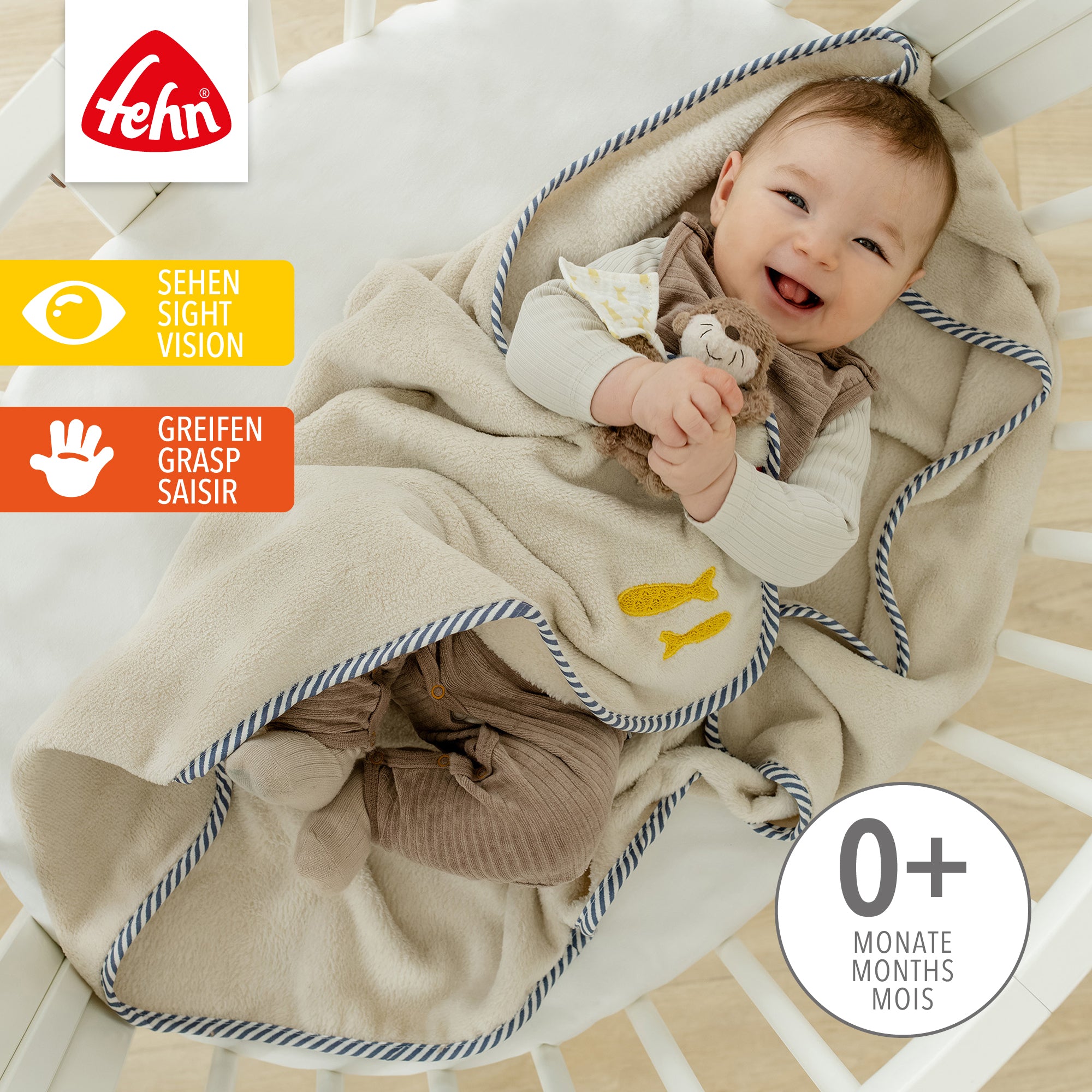 Knuffeldeken Otter Theo