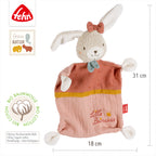 fehnNATUR Knuffeldoekje Haas "Little Princess"