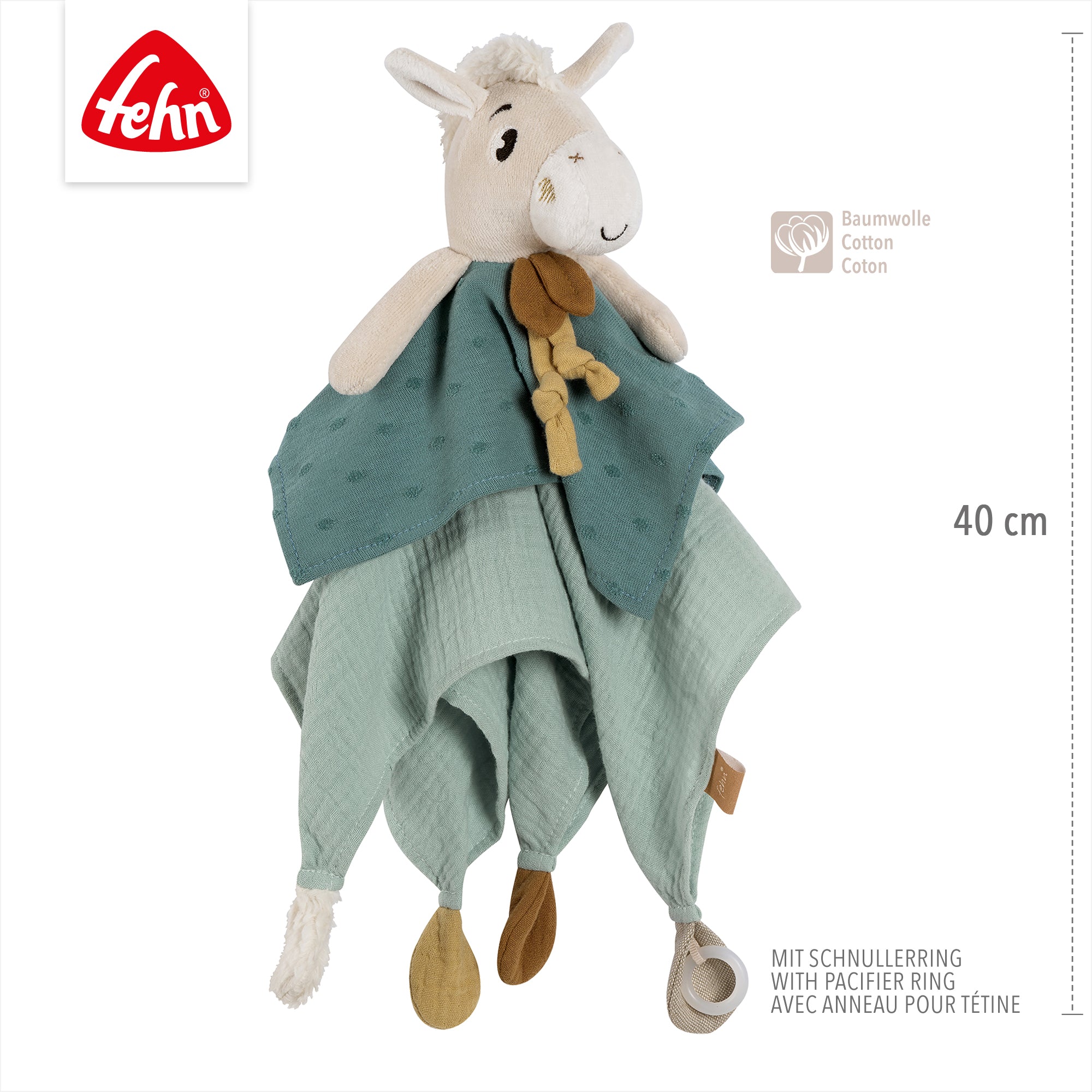 fehnNATUR Knuffeldoekje Deluxe Pferdinand